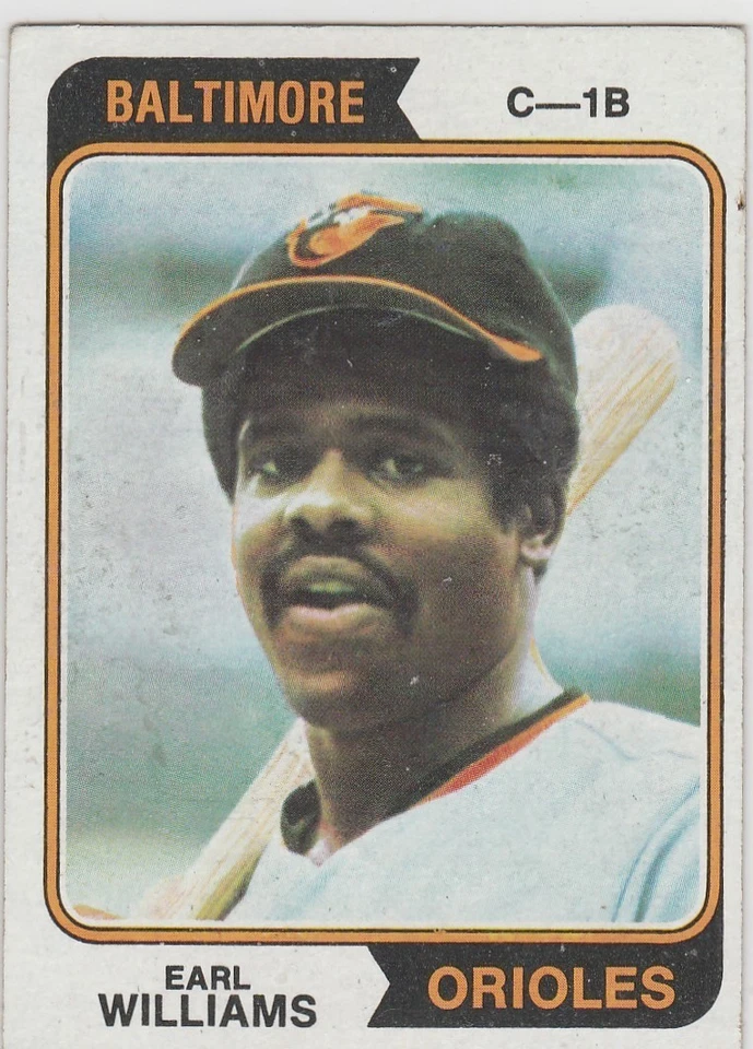 1974 topps #375 Earl Williams ORIOLES - Image 1 of 1