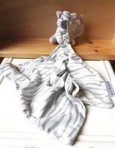 Hugs & Kisses Plush Zebra Baby Comforter Blankie Soft Toy First Steps BNWT  - Picture 1 of 4