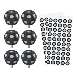 6 Pcs Marqueur à Billes Magnétiques 3D avec 100 Pcs 6x10mm Marqueurs à Balayage 3D - Photo 1/6