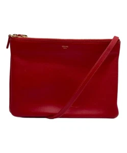 Auténtico bolso de hombro CELINE rojo - Imagen 1 de 24