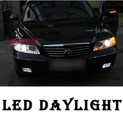 Kit de luz diurna LED Eye Line 2 vías hágalo usted mismo 2p para 06 07 08 09 10 Hyundai Azera TG Foto 1 de 4