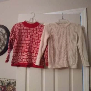 Lot of 2 Girls Gap and Abercrombie Kids Sweaters - Picture 1 of 6