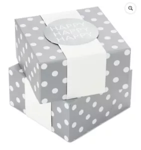 Hallmark 8" Medium Gift Box Set with Wrap Bands - Picture 1 of 5