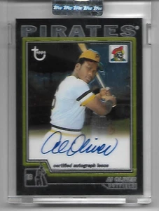 AL OLIVER 2004 Topps Chrome Black Retired On Card Auto Sealed SP Autograph - Picture 1 of 2