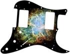 Pickguard Stratocaster Strat Graphical Custom fit Fender HH11 Hole Nebula 1