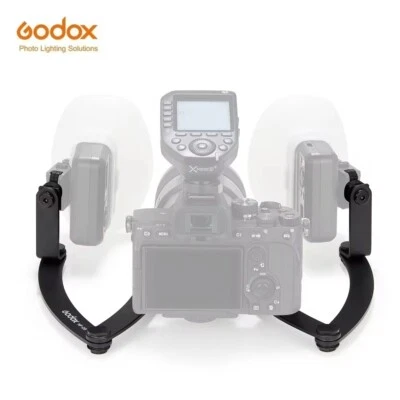 Godox MF-DB Flexible Macro Flash Dental Bracket Dual Head Mount Holder Camera - Image 1 of 4