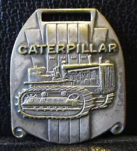 RARE Caterpillar Cat Crawler Tractor Pocket Watch Fob Gardoze Lindo Panama MACO - Picture 1 of 4