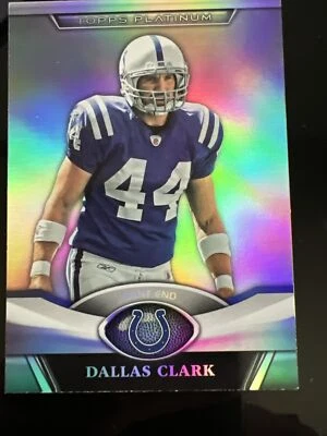 2011 Topps Platinum - #33 Dallas Clark, Dallas Clark Indianapolis Colts - Image 1 of 4