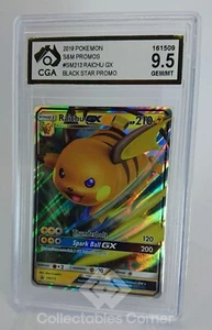 2019 Pokemon Sun & Moon Raichu GX Holo Promo Card Graded 9.5 - Picture 1 of 2