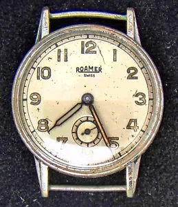 Orologio uomo militare Roamer (Svizzera) carica manuale (vintage) -- ricambi/riparazioni - Foto 1 di 3