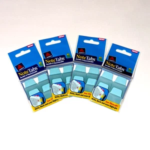 4 Packs Avery 1 x 1-1/2 Mini Note Tabs Index Ultra Notetabs Cool Blue 40/Pk - Picture 1 of 1