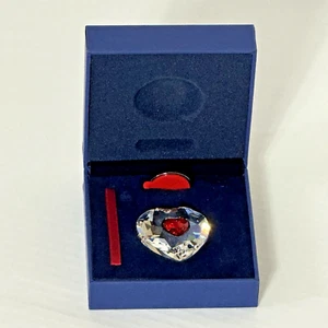 2004 Swarovski Crystal Heart Ornament Ann Edition #629510 VALENTINE'S - Picture 1 of 10