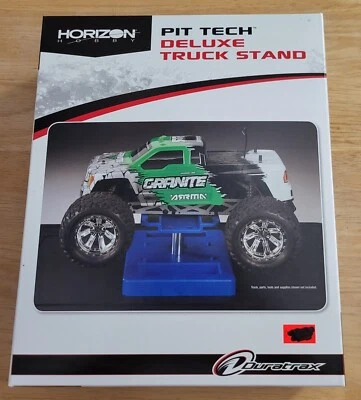 Duratrax DTXC2380 Pit tech Deluxe stand, Blue (NIB) - Image 1 of 2
