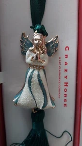 Crazy Horse Vintage Liz Claiborne Designer Angel Christmas Ornamet Original Box - Picture 1 of 4