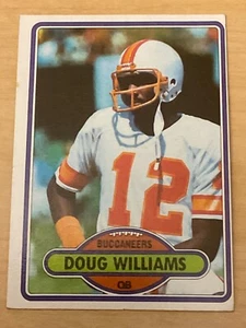Tarjeta de fútbol americano 1980 Topps # 312 Doug Williams casi nueva/como nueva NFL - Imagen 1 de 2