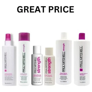 PAUL MITCHELL SUPER STRONG SHAMPOO, CONDITIONER, LIQUID TREATMENT - Picture 1 of 10