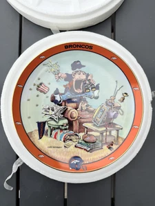 Broncos Fan Plate by Gary Patterson NFL LE F3172 Ultimate Broncos Collector Art - Picture 1 of 3