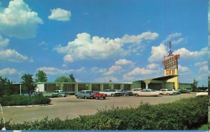 Postal vintage Euless TX Roadside Western Hills Inn Motel años 60 102022 R - Imagen 1 de 2