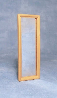 Dolls House Dressing Mirror Light Wood 1:12 Scale Bedroom Miniature 918 tumdee - Image 1 of 4