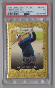 2014 UPPER DECK EXQUISITE FRED COUPLES SIGNATURE MASTERPIECE AUTO PSA 7 - Picture 1 of 1