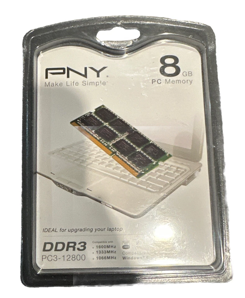 PNY 8GB SO-DIMM 1600MHz PC3-12800 DDR3 Memory MN8192SD3-1600-X9