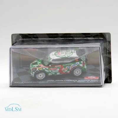 MODELLINO AUTO MINI JOHN COOPER WORKS WRC P. NOBRE E. PAULA EDICOLA SCALA 1:43 - Immagine 1 di 2
