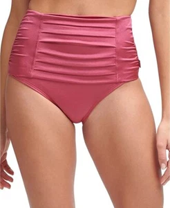 NWT Calvin Klein Women's High Waist Stretch Ruched Bikini Bottom Large L - Picture 1 of 1