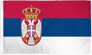"SERBIA"" bandera 2x3 ft bandera de poliéster letrero ONU Naciones Unidas - Imagen 1 de 8