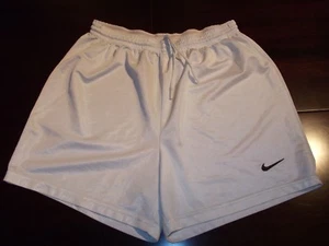 NIKE Runningshorts Jogginghose Gr. L Pacer Laufhose Fitness Racer Gym Club weiß - Bild 1 von 8