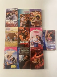 Silhouette Romance Books lot Of 10 Vintage - Picture 1 of 5