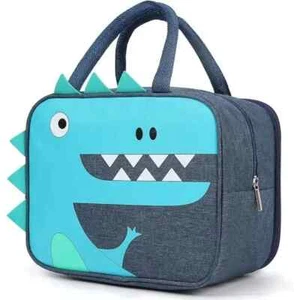 DINOSAUR INSULATED LUNCH BAG For Kids By Giraffe Creation Lunch Box - Picture 1 of 7