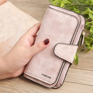 Women Clutch PU Leather Wallet Handbag Card Holder Long Large Capacity Purse SG - Picture 1 of 16