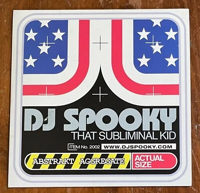 DJ Spooky That Subliminal Kid Abstrakt Aggregate CD RARE 2002 Hip-Hop Mega Mix - Image 1 of 2