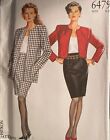NEW 1990s NEW LOOK SKIRT SUIT SEWING PATTERN 6101 8-20