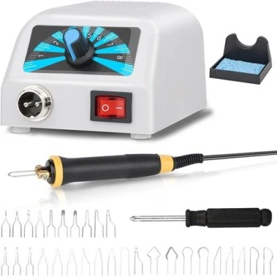 Kit Pirografo per Legno 60W,Macchina per Pirografo Professionale Con Temperatura - Immagine 1 di 4