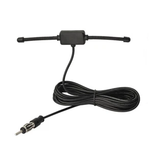 AM FM Dipole Antenna for Radio Stereo Head Unit Receiver DIN Connector - Picture 1 of 5