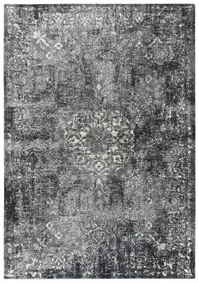 Rizzy Rugs Gray Transitional Casual Faded Distressed Area Rug Floral PN6971 - Image 1 of 4