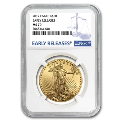2017 1 oz American Gold Eagle MS-70 NGC (Early Releases) - Image 1 of 3