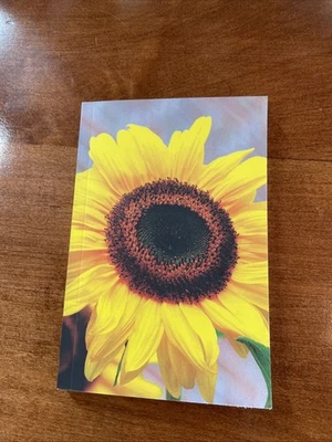 Mini Cuaderno 120 Páginas 6X4 Diario de Bolsillo Forrado Papel Girasol Tapa de Bolsillo Foto 1 de 4