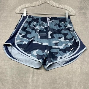 Nike Tempo pantaloncino donna blu medio mimetico slip foderato dri fit elastico in vita - Foto 1 di 10