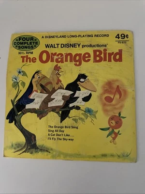 Walt Disney The Orange Bird LP Vinyl Record 1972 - Image 1 of 4