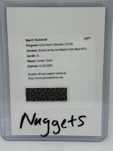 2023 Obsidian Hunter Tyson RC Incisione Elettrica Blue Flood FOTL/16 RPA Redemption - Foto 1 di 1