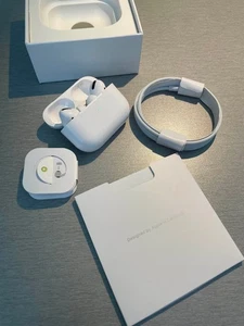 Apple AirPods Pro 2ème génération avec étui de chargement sans fil MagSafe - Blanc - Photo 1 sur 4