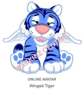 Webkinz Classic Winged Tiger *Solo código* (~mensaje~) - Imagen 1 de 4