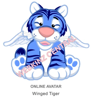Webkinz Classic Winged Tiger *Code Only* (~messaged~) - Image 1 of 4