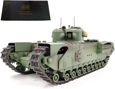 Tongde 1/16 RC Tank Churchill Mk.VII RC Infrared Battle Toys Barrel Recoil UK - Image 1 of 4