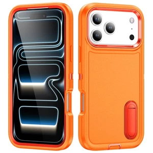 For iPhone 17 Pro Max/Air/17Pro/17 Rugged Hybrid Shockproof Kickstand Phone Case - Picture 1 of 108