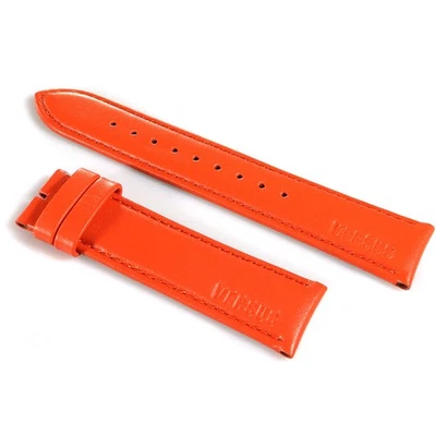 Versus by Versace VRS-SOC020014  Orange Men's Calfskin Leather Watch Band New - Image 1 of 2