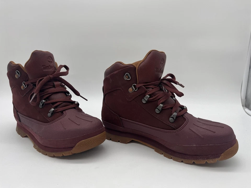 Timberland Euro турист водонепроницаемый изолированный ботинки мужской размер [размер] бордовый - Изображение 1 из 4