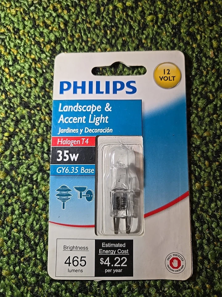 Philips Landscape and Accent Light Bulb, 35W 12V Clear GY6.35 Base T4 465 Lumens - Image 1 of 1
